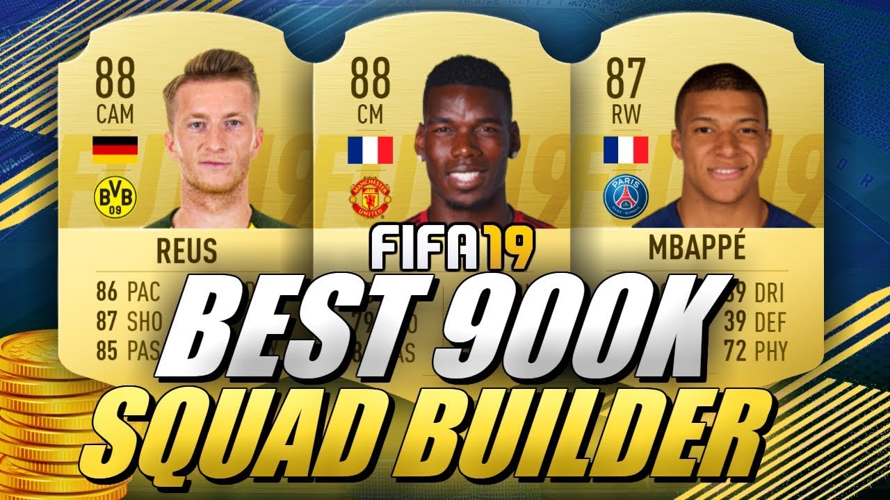 BEST 900K TEAM FIFA 19 SQUAD BUILDER