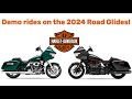 Test riding the 2024 road glide and cvo road glide st