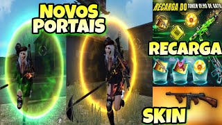 ALOK BARATO, SKIN PRA THOMPSON, NOVAS RECARGAS, TELEPORTE NA ATUALIZAÇÃO E MAIS FF