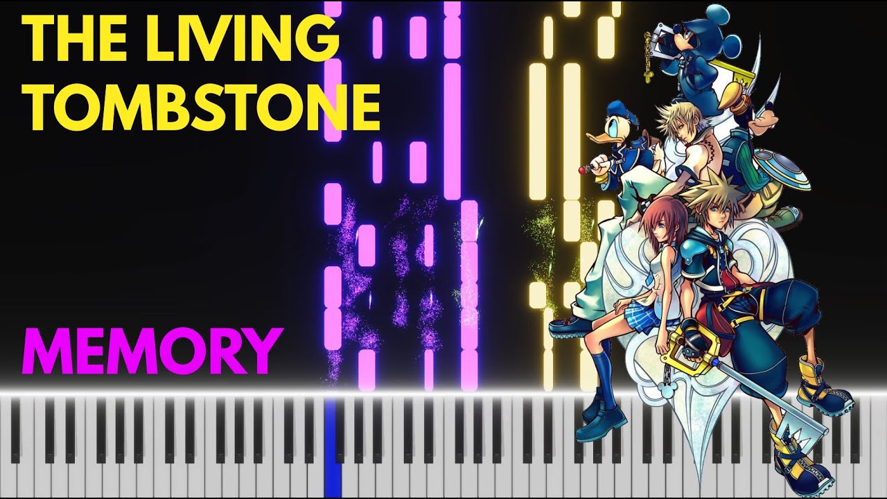 The Living Tombstone - Memory (A Kingdom Hearts Song) [Piano Tutorial] (Synthesia)