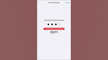 Entering The Screen Time Passcode Until It Unlocks Part 12