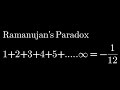 Proving the Ramanujan's Paradox using Grandi Series