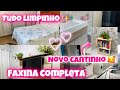 FAXINA COMPLETA | LIMPEZA PESADA NA CASA TODA | COMO FAÇO A LIMPEZA DO MEU REJUNTE.