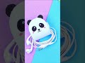 DIY Cute PANDA Earphone Holder Idea - EASY HACKS AND CRAFTS #shorts