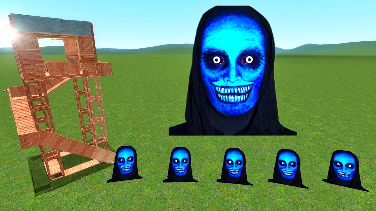Scary Nun Nextbot Vs Towers In Garry's Mod