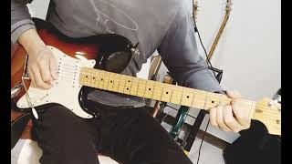 C major loop idea and jam practice on Fender American strat with Suhr DSH and Zoom MS50G plus