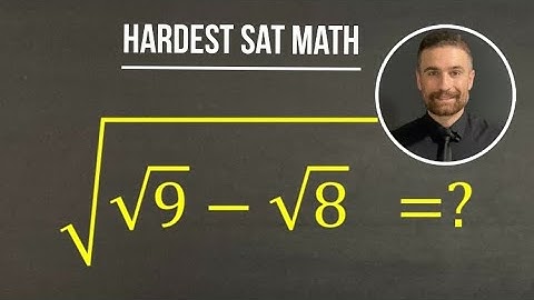 Hardest SAT Math Radical Simplification Many Will Get wrong(nested root)