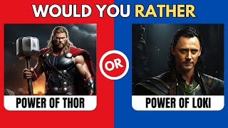 Would You Rather...? Superhero Edition - HARDEST Choices Ever!😱😨l Choose Your Side!🥶😲