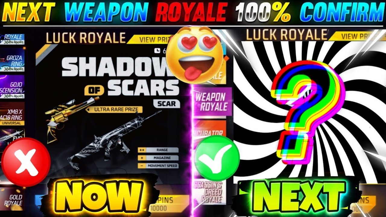 Free Fire Next Weapon royale 100% Confirm🤯🥳 | Free Fire New Gun Skin