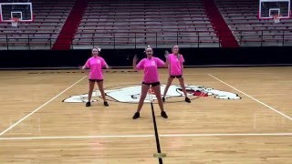 Freshman Dance Team Tryout Group Dance 2016
