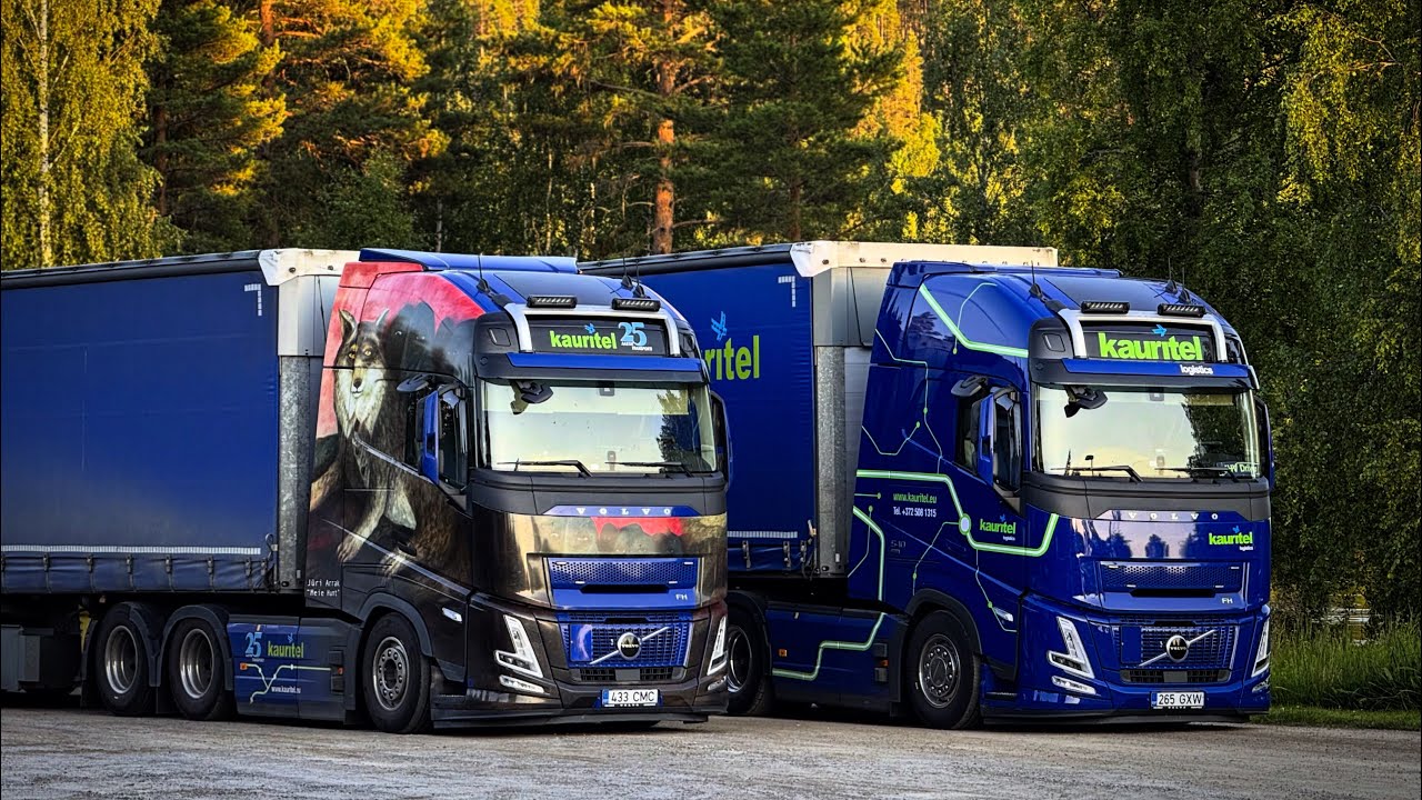 POV Driving Volvo Aero FH540 - Sweden, Stockholm E18 - YouTube
