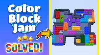Color Block Jam Level 1493 Walkthrough (1494, 1495, 1496, 1497) | Complete Solution & Pro Tips! 🚧