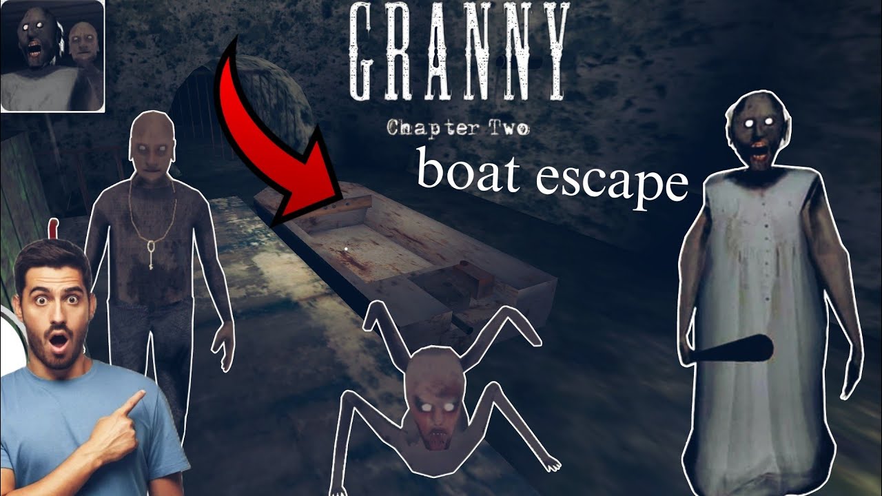 Granny chapter 2 Horror game || Boat Escape From Granny House - YouTube