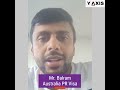 Yaxis testimonial  australia pr visa by mr balram