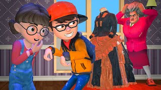 Nick And Tani Ruined Miss T&#39;s Drees | Very Funny Story | Scary Teacher 3D Animation