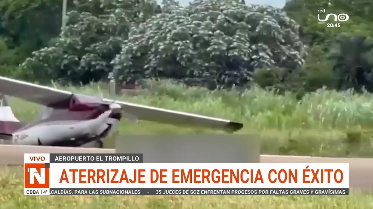 ATERRIZAJE DE EMERGENCIA CON ÉXITO