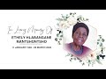 LATE ETHELY HLABANGANA MANTSHONTSHO EVENING SERVICE