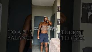 A PRODUCTIVE DAY IN MY LIFE AS A 21-YEAR-OLD STUDENT 💯GYM. STUDY. REPEAT. #shorts #viral