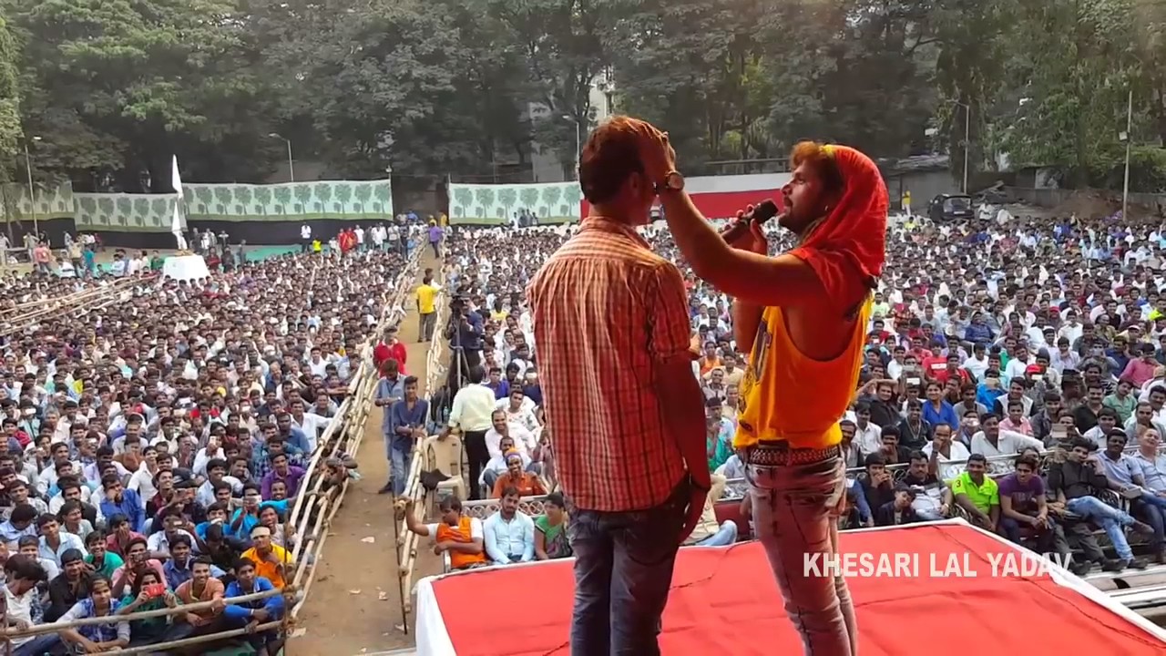 Superstar khesari lal yadav stage show mumbai