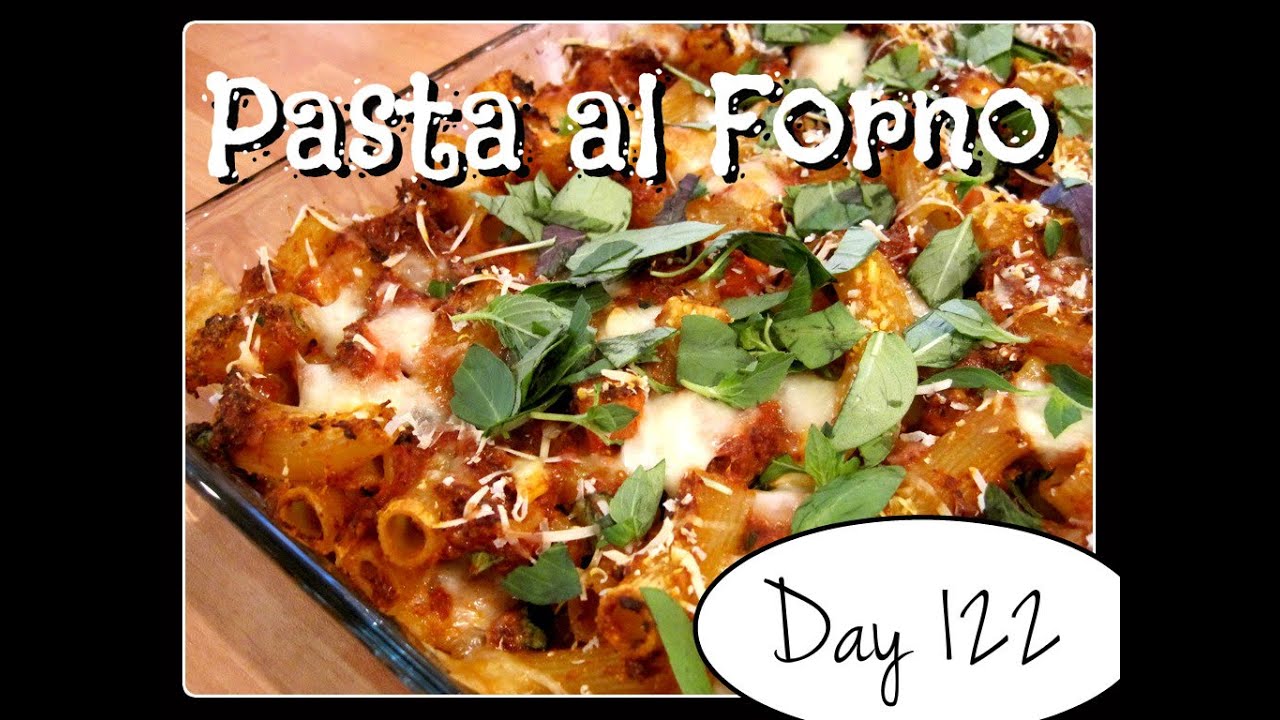 Pasta al Forno (Baked Ziti) Recipe [Food Challenge DAY 122] YouTube