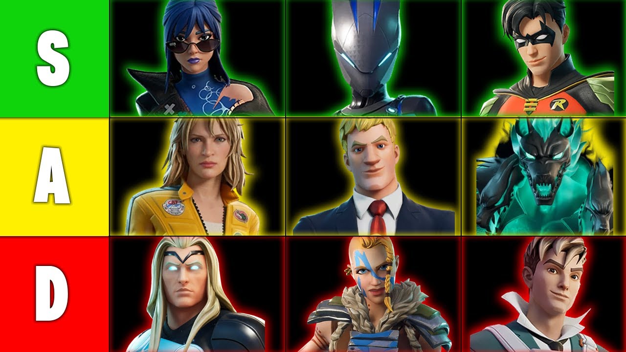 Ranking EVERY Tier 1 Fortnite Battle Pass Skin!