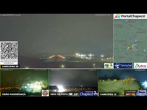 Chapecó Airport (SBCH) Live - Air Traffic & Runway Camera — Chapecó, Santa Catarina live camera thumbnail