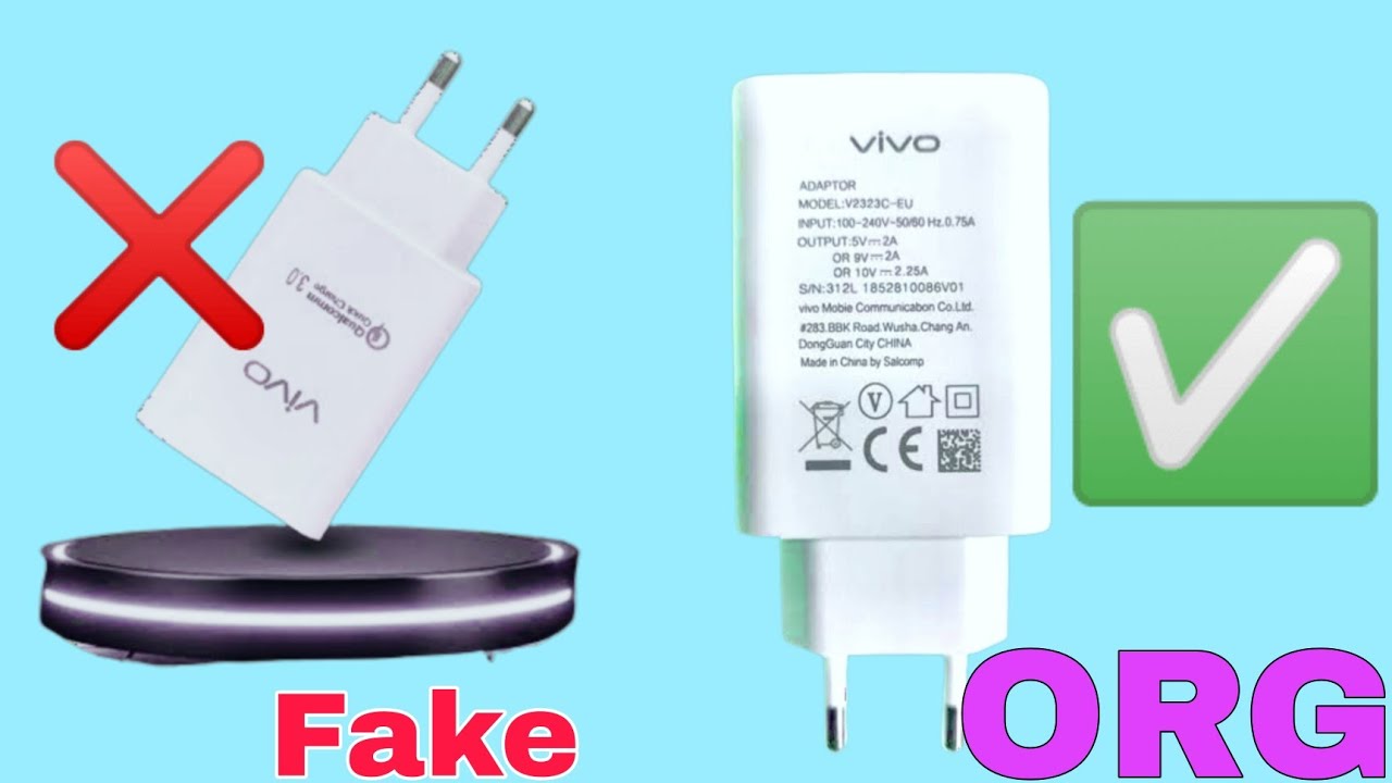 VIVO Charger Original OR Fake vivo ka charger asli hai ya nakli