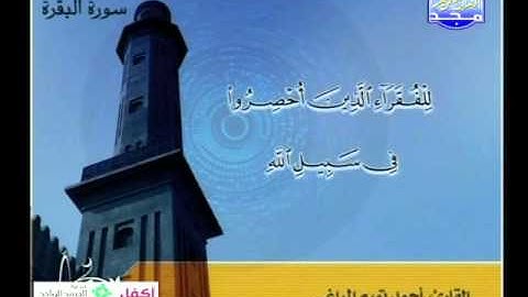 تلاوات من سورة البقرة القارئ أحمد تميم المراغي