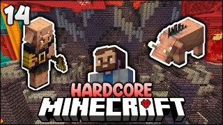 Can we survive a NETHER BASTION in Minecraft Hardcore?! (Ep.14)