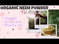 Neem powderr!!💗 | Good for skin | Easyy For packss!!👀 #fypシ゚viral #aesthetic #diy  | Fallen Leaves 🌷