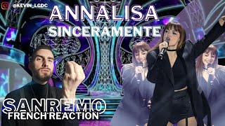 FRENCH REACTION TO ANNALISA - SINCERAMENTE (Live SANREMO 2024)