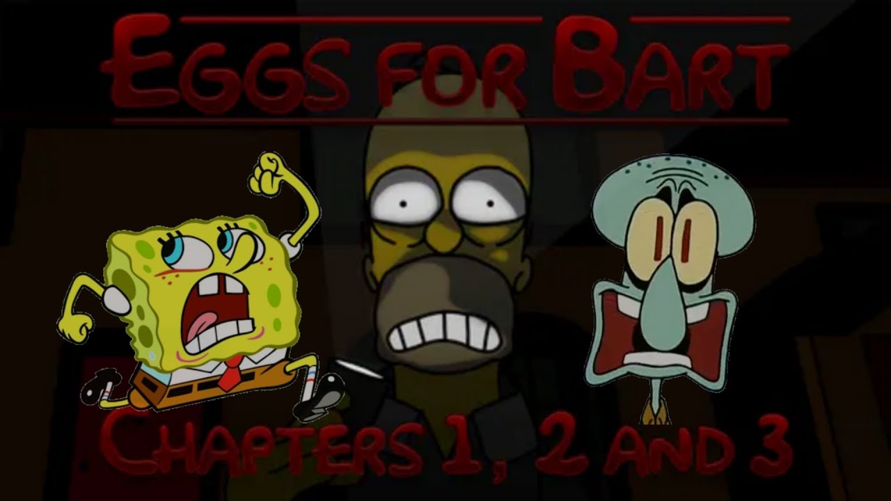 (LULA MOLUSCO E BOB ESPONJA JOGAM EGGS FOR BART NO ROBLOX)
