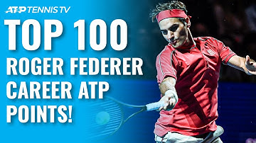 Top 100 Roger Federer Career ATP Points!