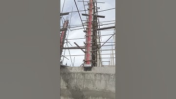 Install formwork for column heights 6m Ep05 #construction #design #home #house #work #architecture