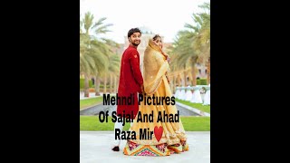 Mehndi Pictures Of Sajal And Ahad Raza Mir With Friends And Family