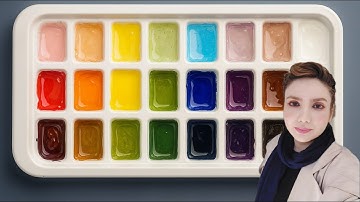 How to Mix 24 Colors Using Only 3 Primary Colors in 7 Minutes!?