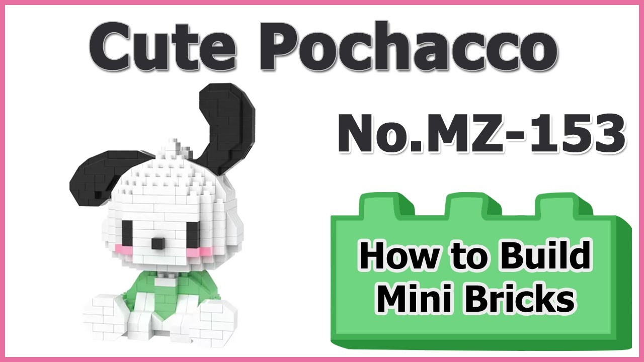 How to Build Mini Blocks Pochacco MZ-153 Review Instructions