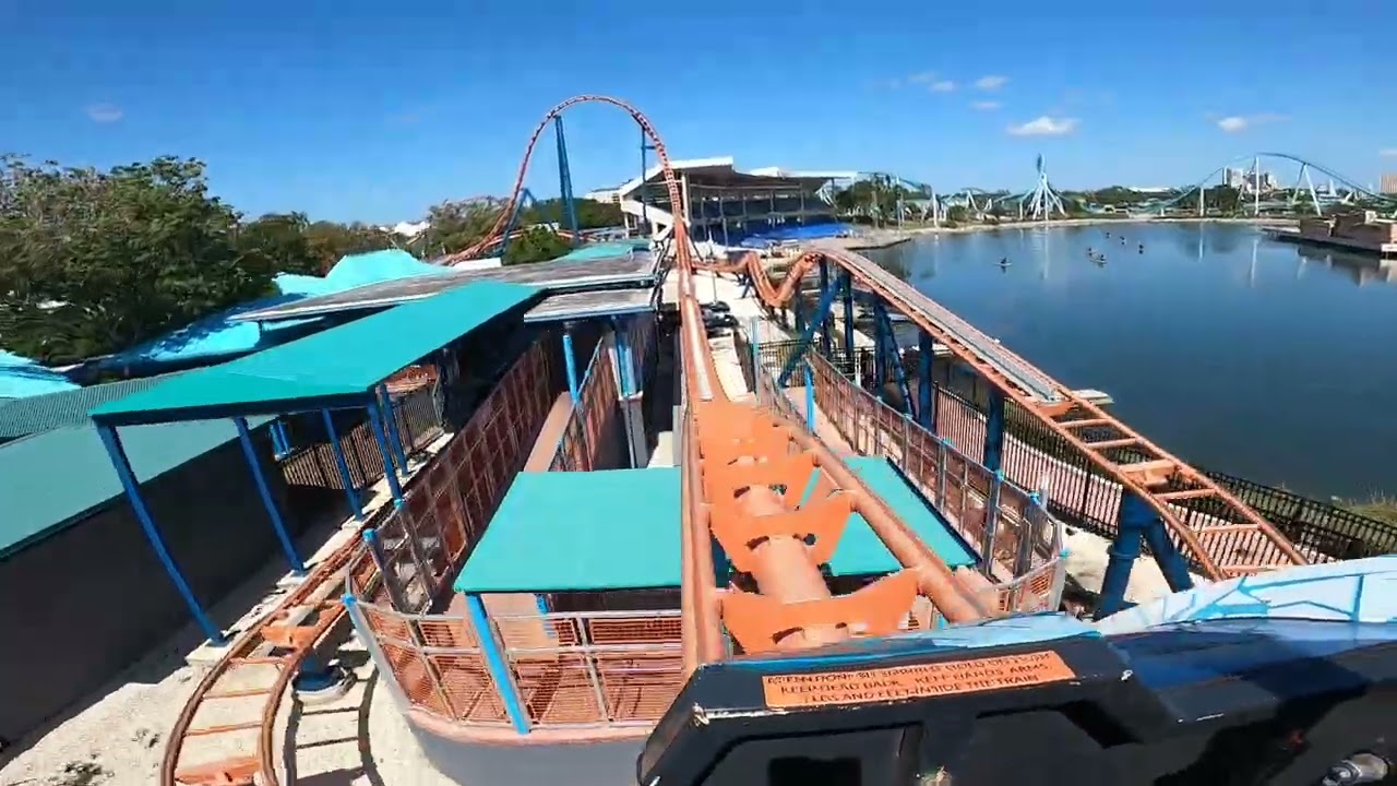 Onride | Ice Breaker | SeaWorld Orlando 2025