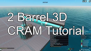 From The Depths Tutorial: CRAM 3D 2 Barrel Tetris