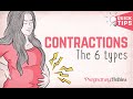 #LABOR: THE 6 TYPES OF CONTRACTIONS 😖⏰ How are they? How does it feel?