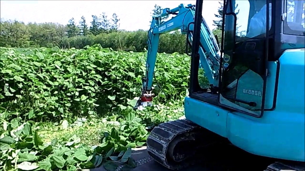 商談中 ディスクモア 油圧 トラクターで草刈りに！