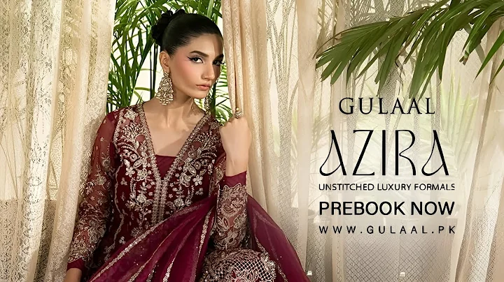 Gulaal Luxury Chiffon Unstitched Collection 2025 | Azira Unstitched Luxury Formals by Gulaal 