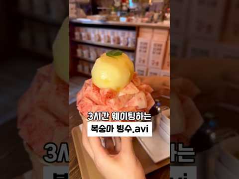 [성수/빙수] 3시간 웨이팅하는 성수 복숭아 빙수 맛집, “네모네”