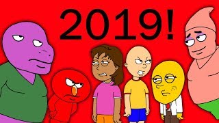 Caillou gets Grounded on New Years