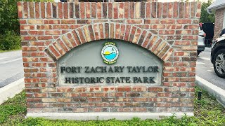 Our Tour of Fort Zachary Taylor Historic State Park in Key West, Florida | Iguanas & a Beach