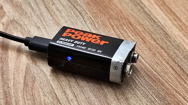 DIY Turning a Old 9v Battery to Rechargeable Battery