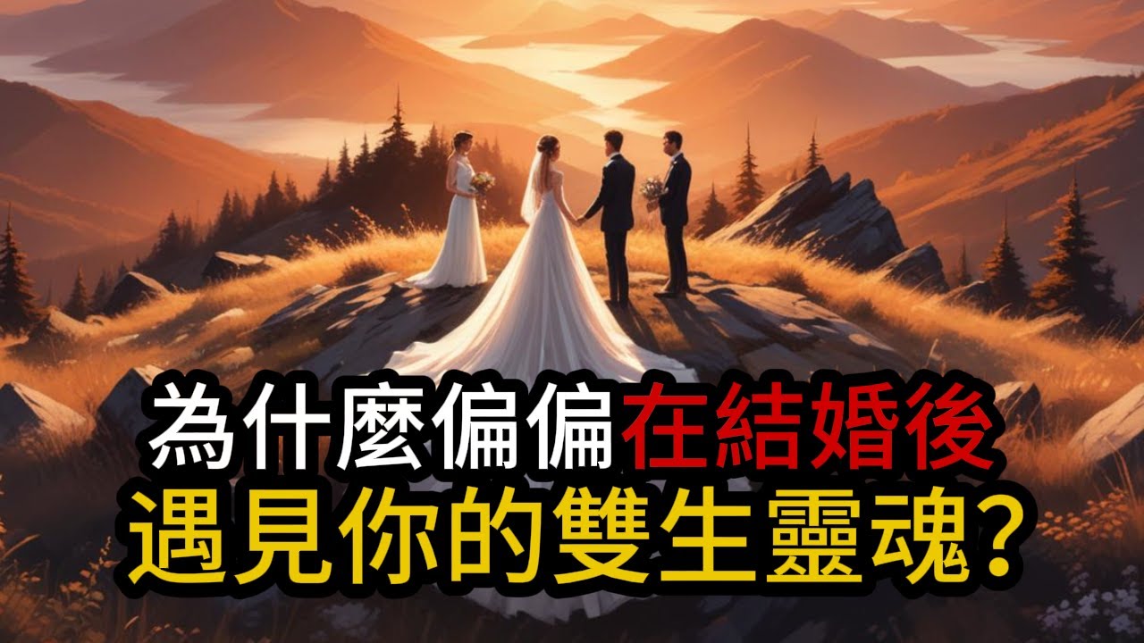 為什麼偏偏會在結婚後遇見你的雙生靈魂？應該如何應對？揭開這背後隱藏的靈性秘密。