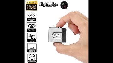 Quelima SQ15 MiniDV DVR HD Night Vision Motion Detection Camera Instructions Review And Unboxing