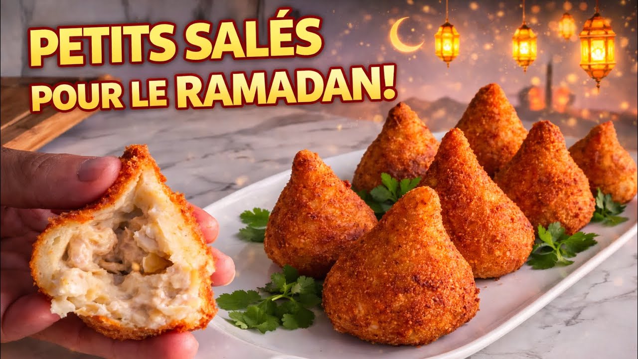 Les Salées Incontournables du Ramadan 🌙 Coxinhas 🇧🇷 