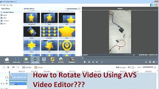 How to Rotate Video Using AVS Video Editor??? screenshot 4
